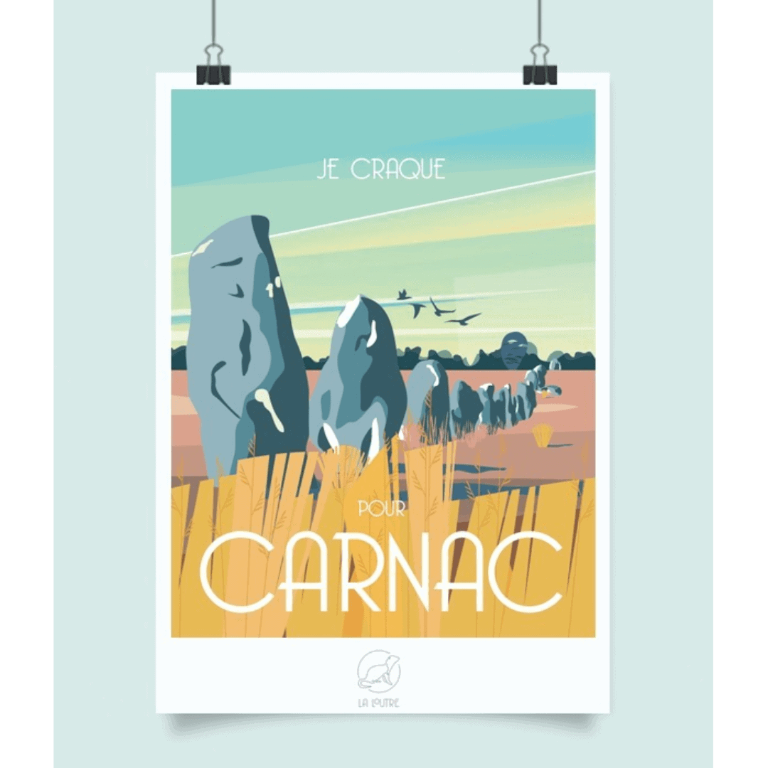 affiche carnac de La Loutre