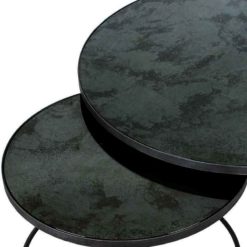 tables basses gigognes charcoal ethnicraft