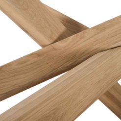 table mikado ovale en chêne ethnicraft
