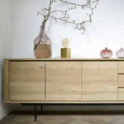 buffet shadow en chene 3 portes 3 tiroirs ethnicraft