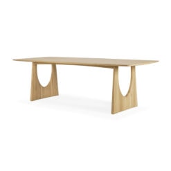 table geometric en chene ethnicraft