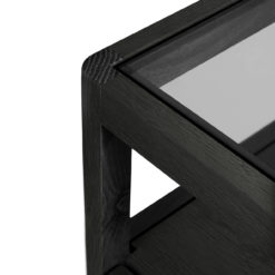 table de chevet Spindle en chêne noir ethnicraft galerie alréenne auray 56