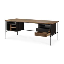 bureau oscar en chêne ethnicraft galerie alréenne auray 56