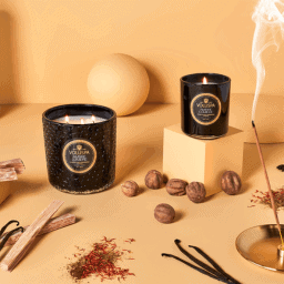 Ambre Lumiere - Bougie Voluspa galerie alréenne auray 56