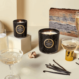Crisp Champagne - Bougie Voluspa galerie alréenne auray 56