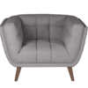 fauteuil Beryl tissu zago galerie alréenne auray 56