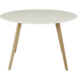 table basse Bloom ronde blanche bois zago galerie alréenne auray 56
