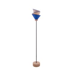 Lampe aloha navy blue flam et luce galerie alréenne auray 56