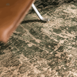Tapis Cracks, Dark Pine De Poortere galerie alréenne auray 56