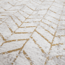 Tapis Jacob’s Ladder, Central Yellow De Poortere galerie alréenne auray 56