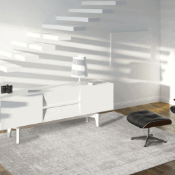 Tapis Jacob’s Ladder, White Plains De Poortere galerie alréenne auray 56