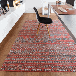 Tapis Kilim, Fez Red De Poortere galerie alréenne auray 56