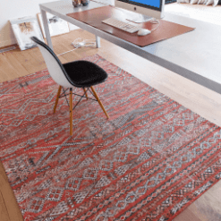 Tapis Kilim, Fez Red De Poortere galerie alréenne auray 56