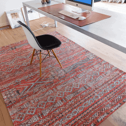 Tapis Kilim, Fez Red De Poortere galerie alréenne auray 56