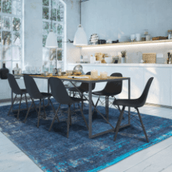 Tapis Medallion, Blue Night De Poortere galerie alréenne auray 56