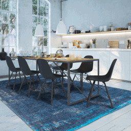 Tapis Medallion, Blue Night De Poortere galerie alréenne auray 56