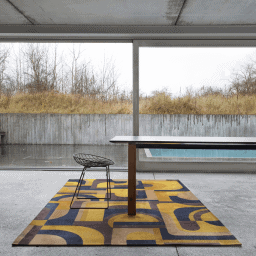 Tapis Module, Yellow Meyer De Poortere galerie alréenne auray 56