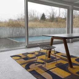 Tapis Module, Yellow Meyer De Poortere galerie alréenne auray 56