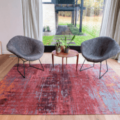 Tapis Streaks, Nassau Red De Poortere galerie alréenne auray 56