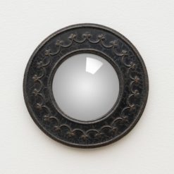 petit miroir convexe guirlande de fleurs - Chehoma galerie alréenne auray 56
