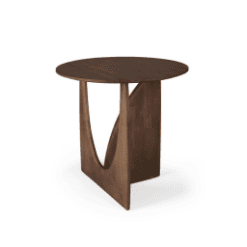 Table d'appoint Geométric teck - Ethnicraft galerie alréenne auray 56