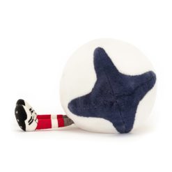 Peluche ballon de rugby - Jellycat galerie alréenne auray 56