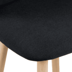 Chaise bar tiago noir - Zago galerie alréenne auray 56