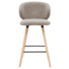 Chaise bar tiago taupe - Zago galerie alréenne auray 56