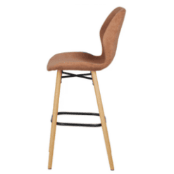 Chaise de haute, marron nèfle - Zago galerie alréenne auray 56