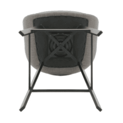 Chaise haute Moss, gris argenté - Zago galerie alréenne auray 56