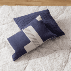 Coussin Swami, Marine / photo - SDE Vivaraise galerie alréenne auray 56