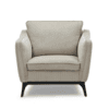 Fauteuil Cléo, beige, velours côtelé - Zago galerie alréenne auray 56