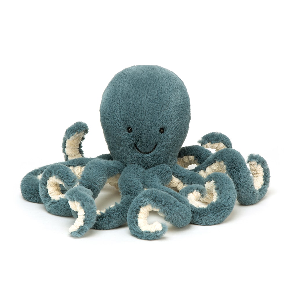 Peluche pieuvre navy - Jellycat galerie alréenne auray 56