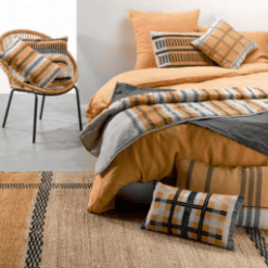 Tapis Eden, ocre / photo - SDE Vivaraise galerie alréenne auray 56