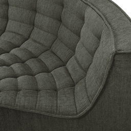 Canapé N701 kaki angle arrondi - Ethnicraft galerie alréenne auray 56