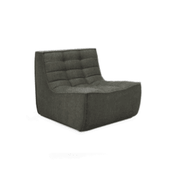 Canapé N701 kaki 1 place - Ethnicraft galerie alréenne auray 56