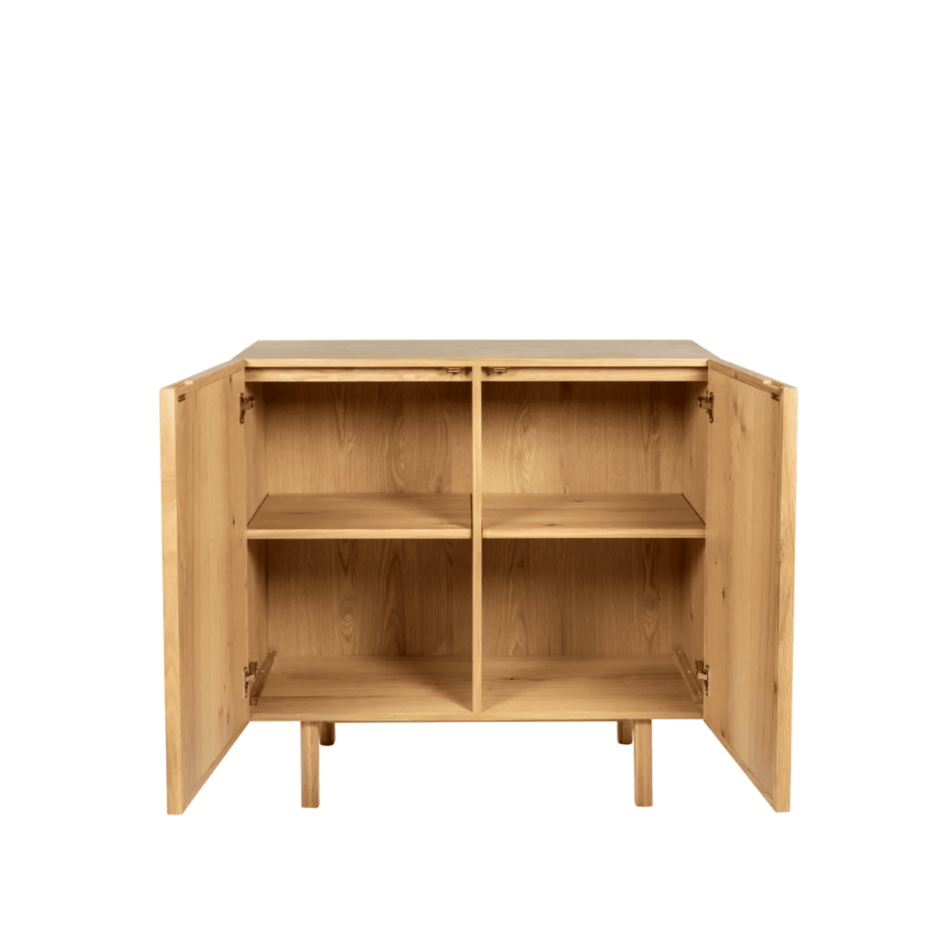 Meuble haut en chêne à motifs, 2 portes – Image 3
