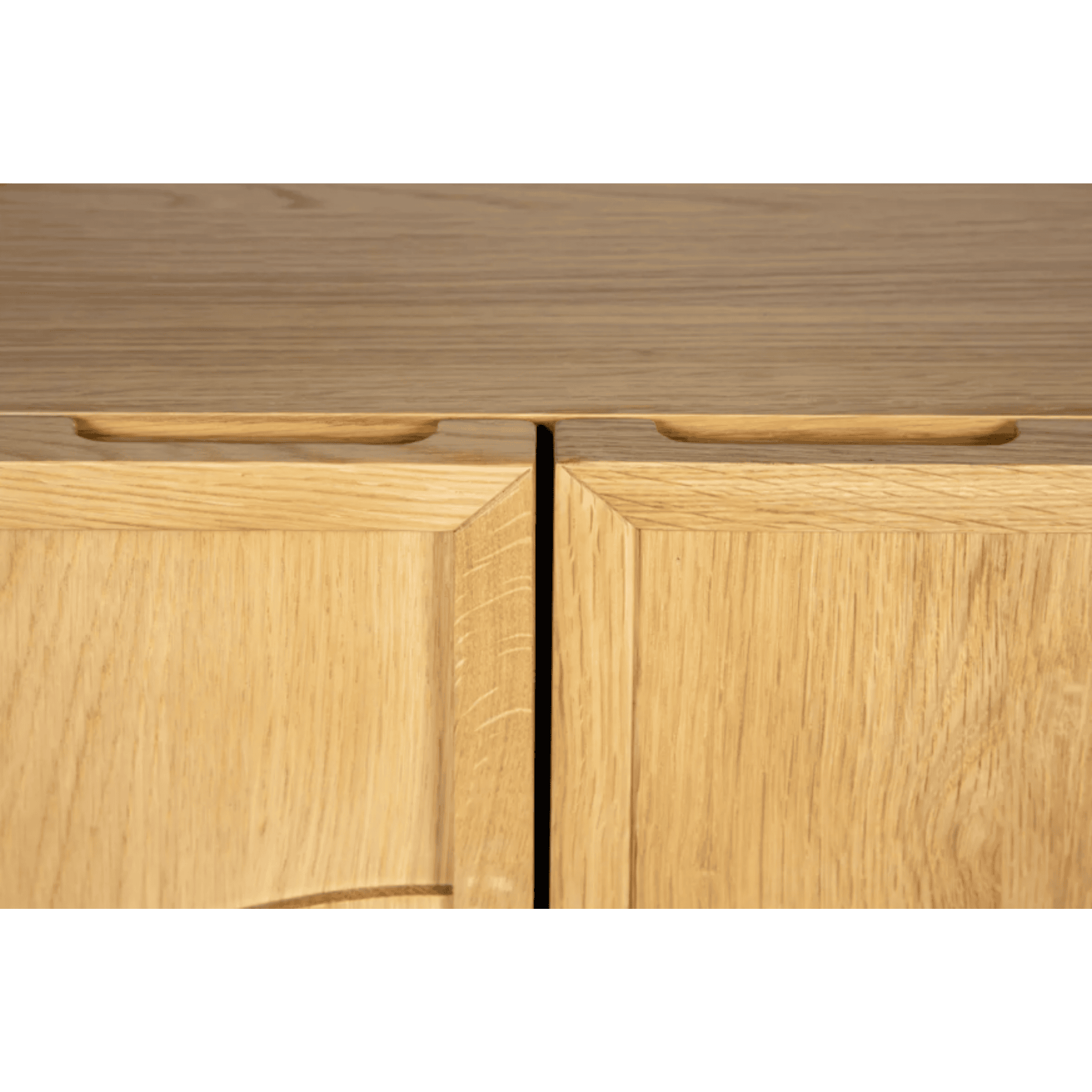 Meuble haut en chêne à motifs, 2 portes – Image 4