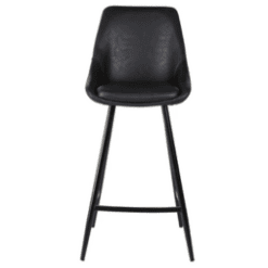 Chaise îlot, polyuréthane noir