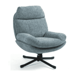 Fauteuil inclinable pivotant C, bleu clair
