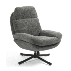 Fauteuil inclinable pivotant C, gris