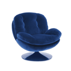 Fauteuil pivotant, Pop bleu