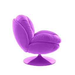 Fauteuil pivotant, Pop lilas – Image 2