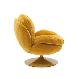 Fauteuil pivotant, Pop moutarde – Image 2