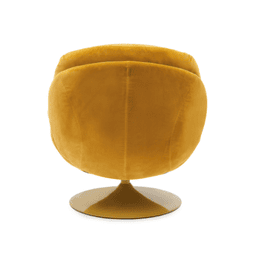 Fauteuil pivotant, Pop moutarde – Image 3