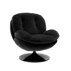 Fauteuil pivotant, Pop noir