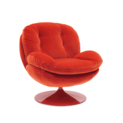 Fauteuil pivotant, Pop rouge