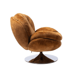 Fauteuil pivotant, Gold – Image 2