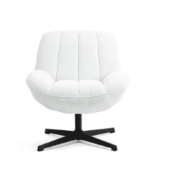 Fauteuil pivotant R, Blanc