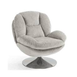 Fauteuil pivotant T, Taupe